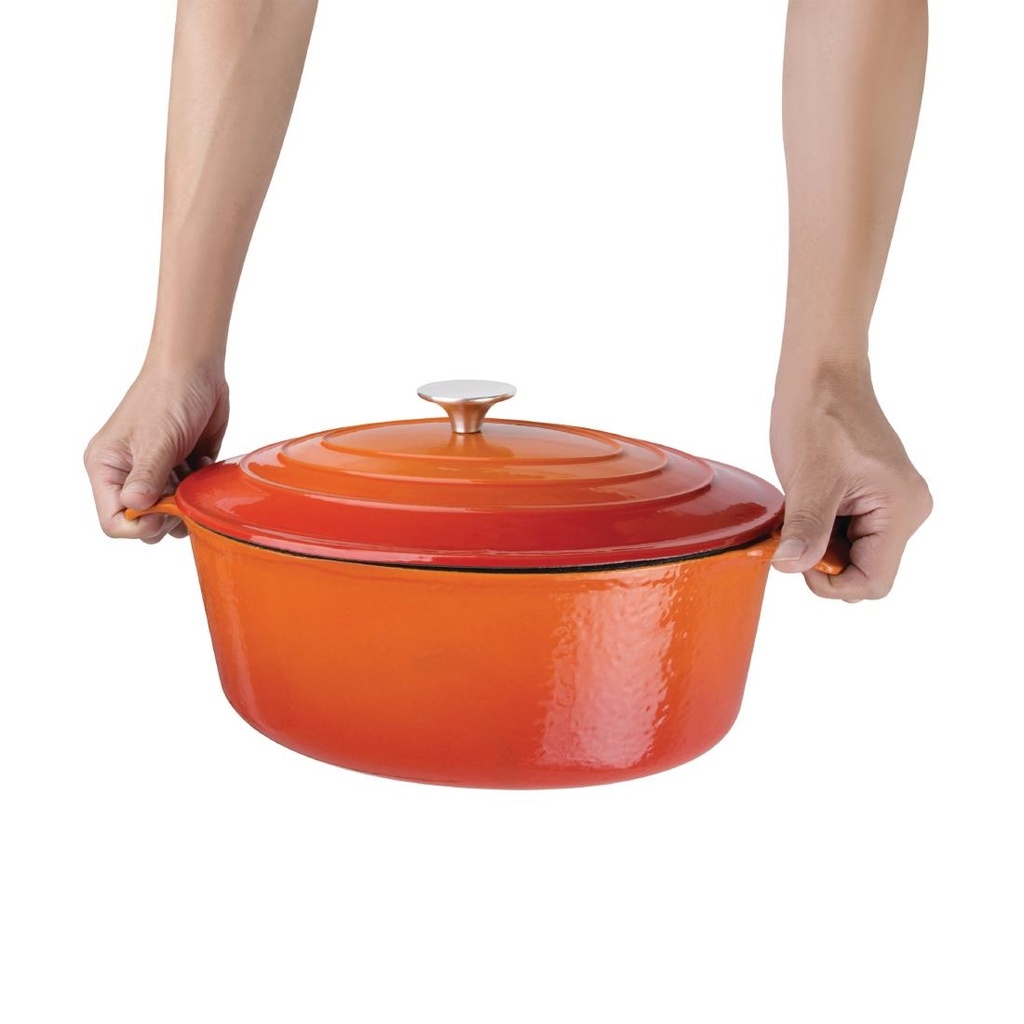 Cocotte ovale Vogue orange 5L