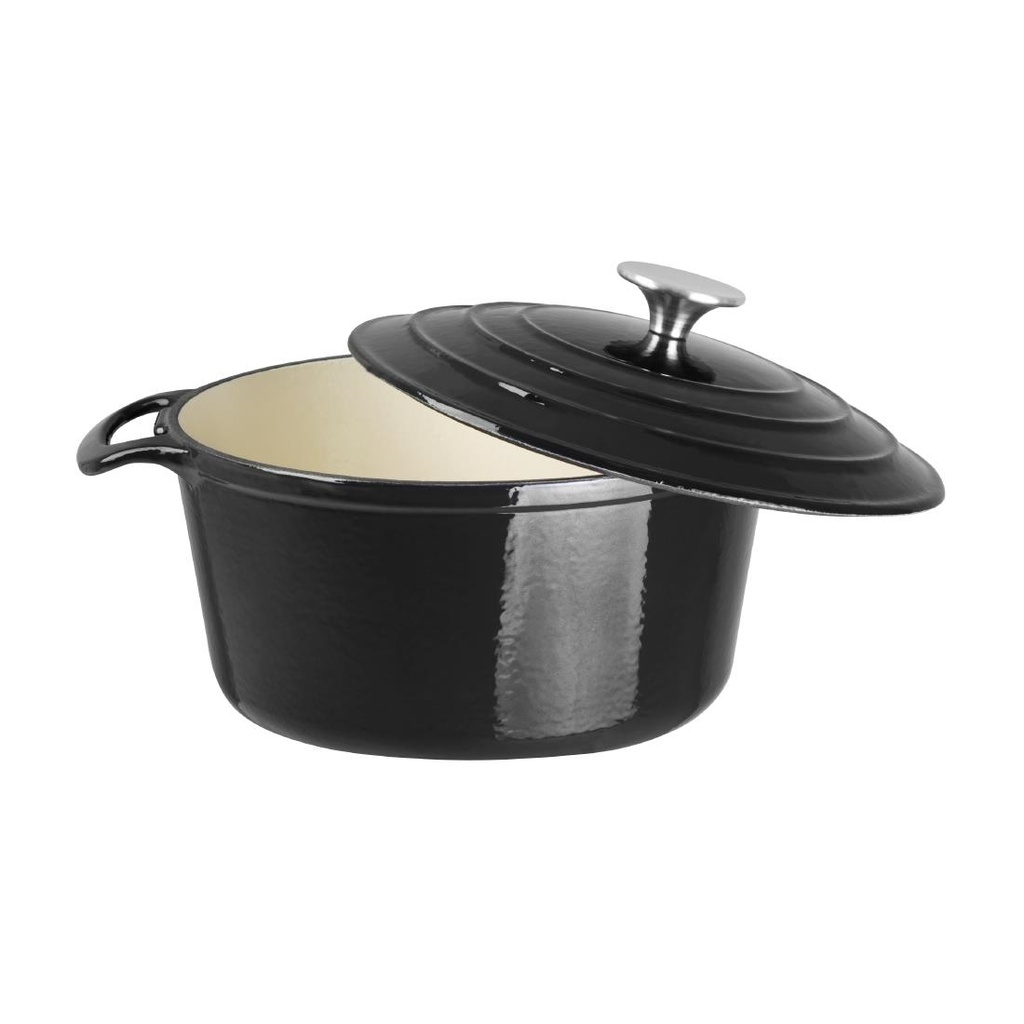 Cocotte ronde noire Vogue