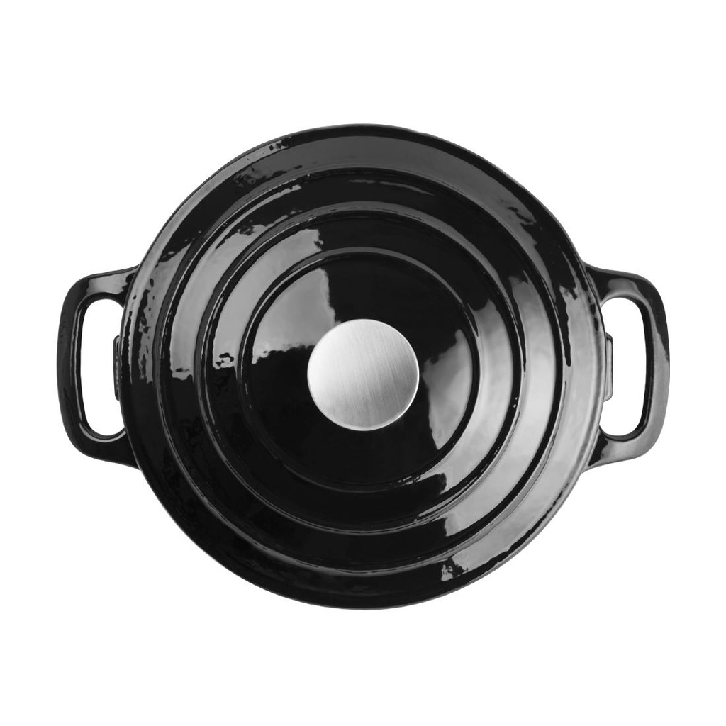 Cocotte ronde noire Vogue