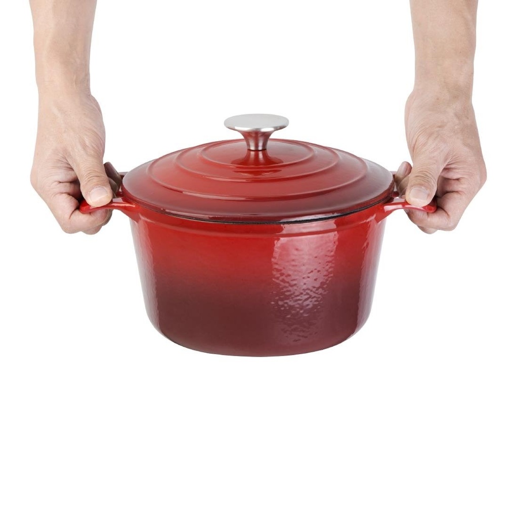 Cocotte ronde rouge Vogue