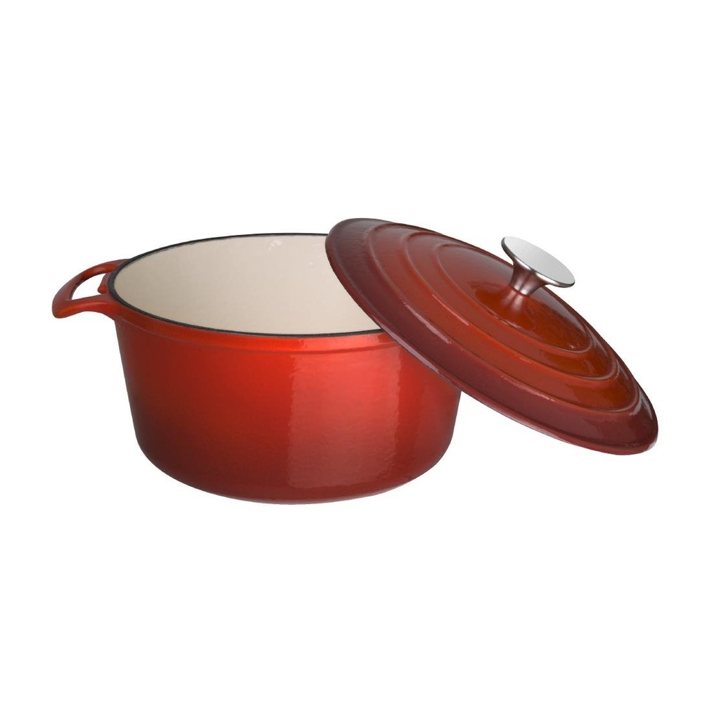 Cocotte ronde rouge Vogue