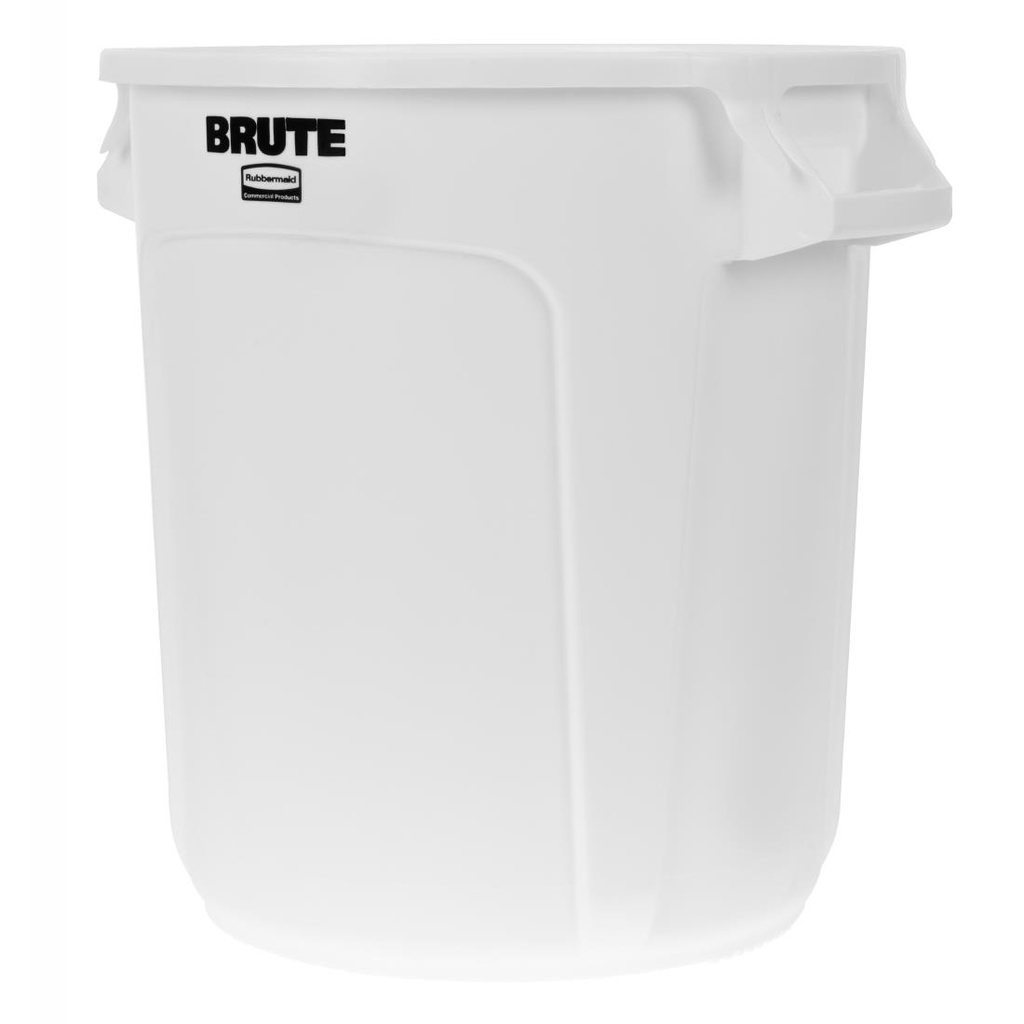 Collecteur Rubbermaid Brute blanc 37,9L