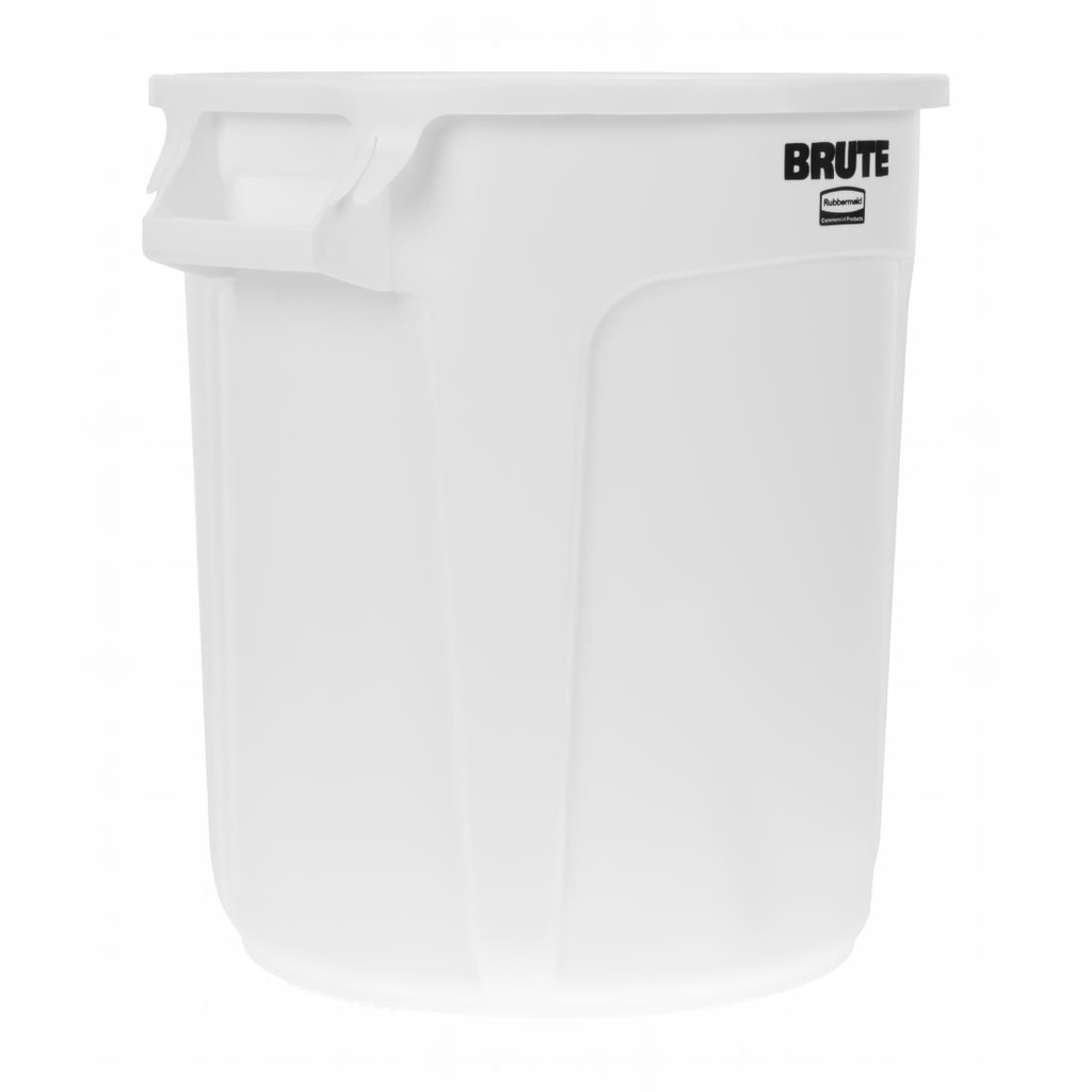 Collecteur Rubbermaid Brute blanc 37,9L