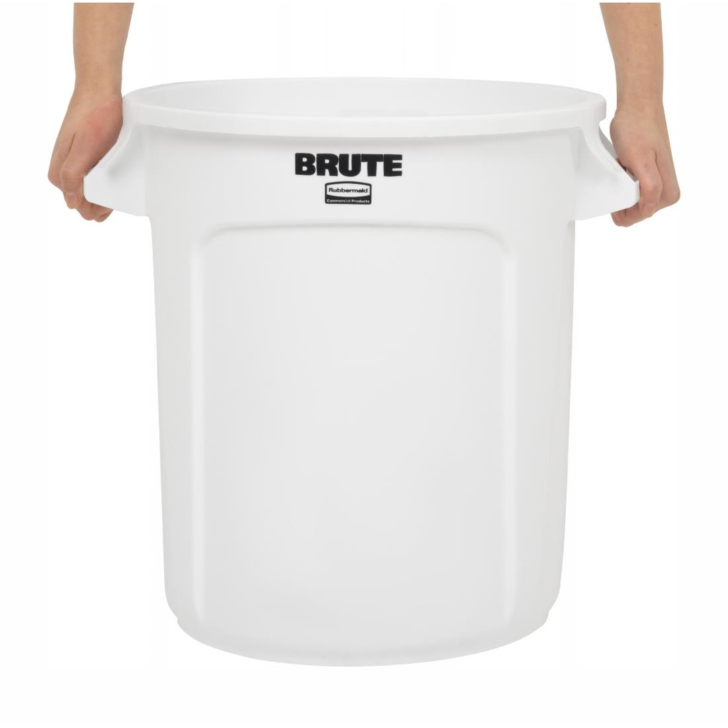 Collecteur Rubbermaid Brute blanc 37,9L