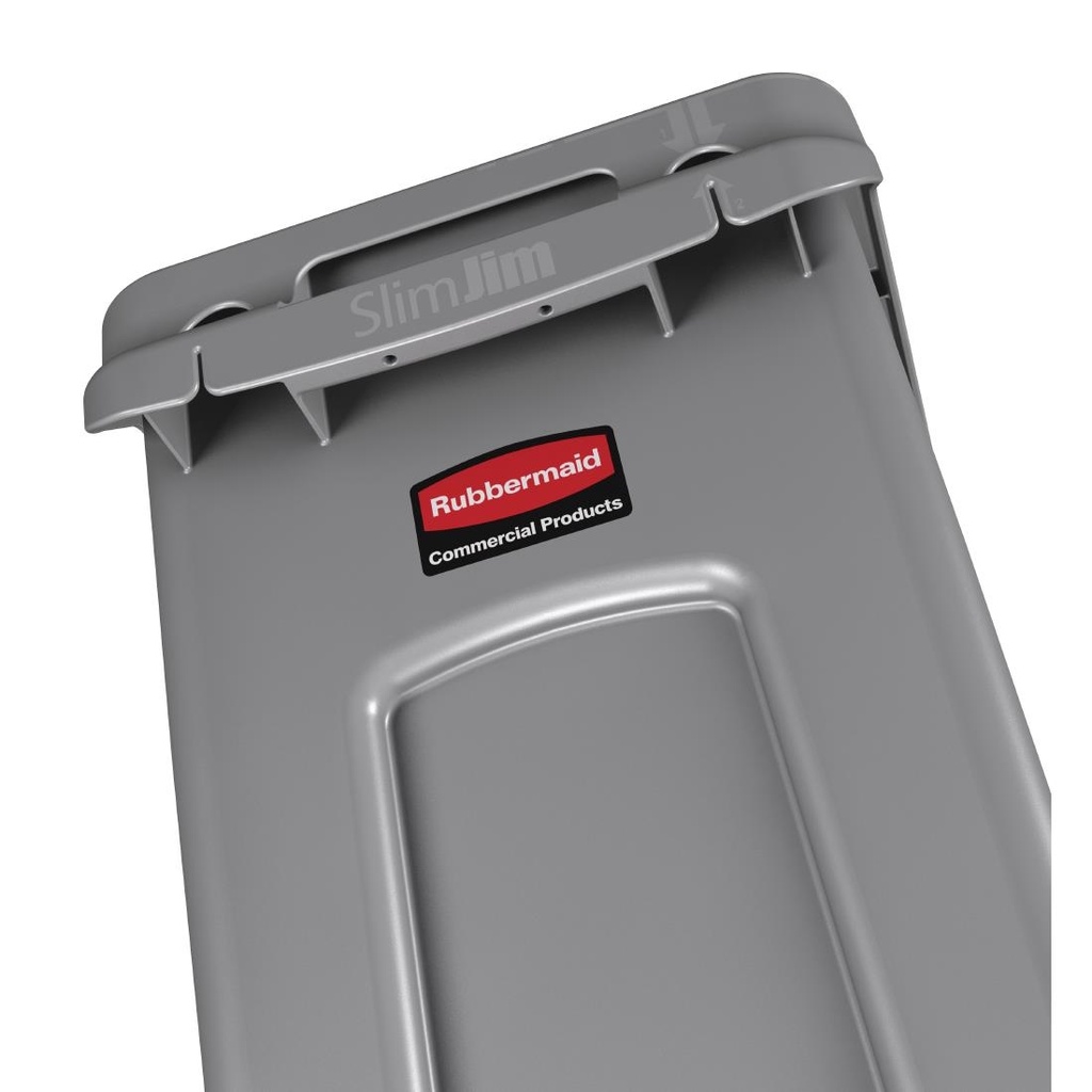 Collecteur Slim Jim Rubbermaid 60L