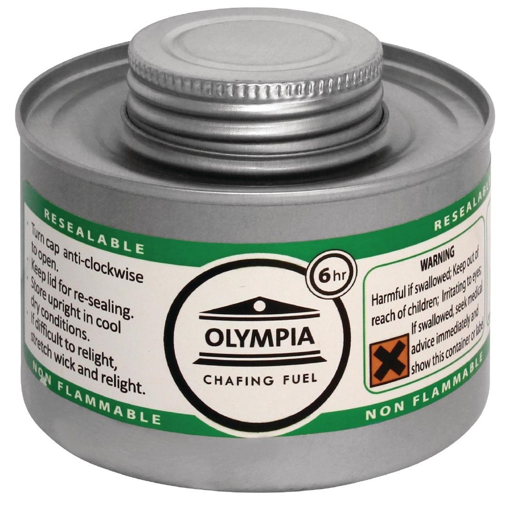 Combustible liquide Olympia 6 heures (Lot de 12)