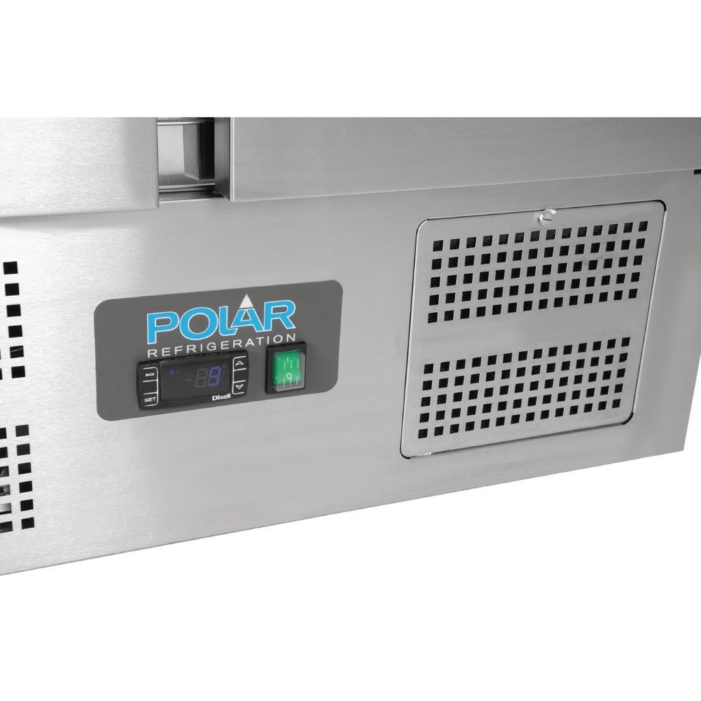 Comptoir de préparation réfrigéré à pizzas 288L Polar Série G