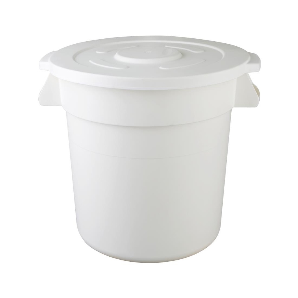 Conteneur rond blanc Vogue 76L