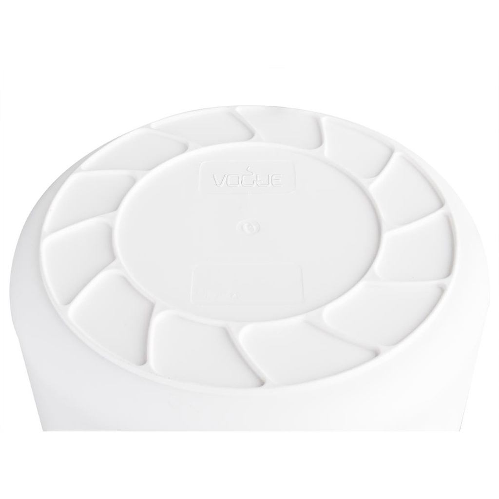 Conteneur rond blanc Vogue 76L