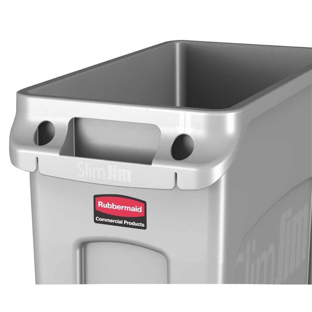 Conteneur Rubbermaid Slim Jim 87L