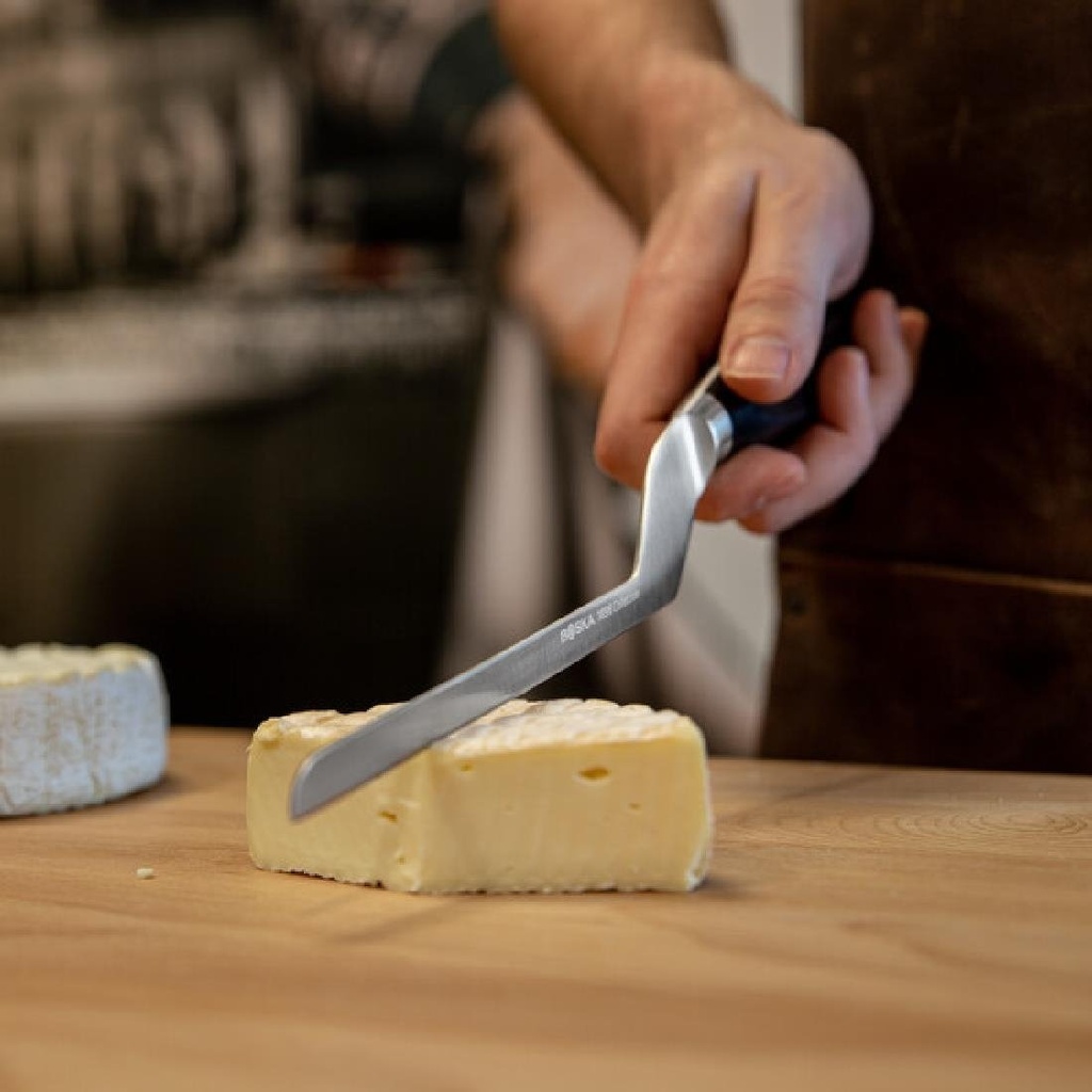 Couteau à fromage à pâte molle manche noir Boska 140 mm