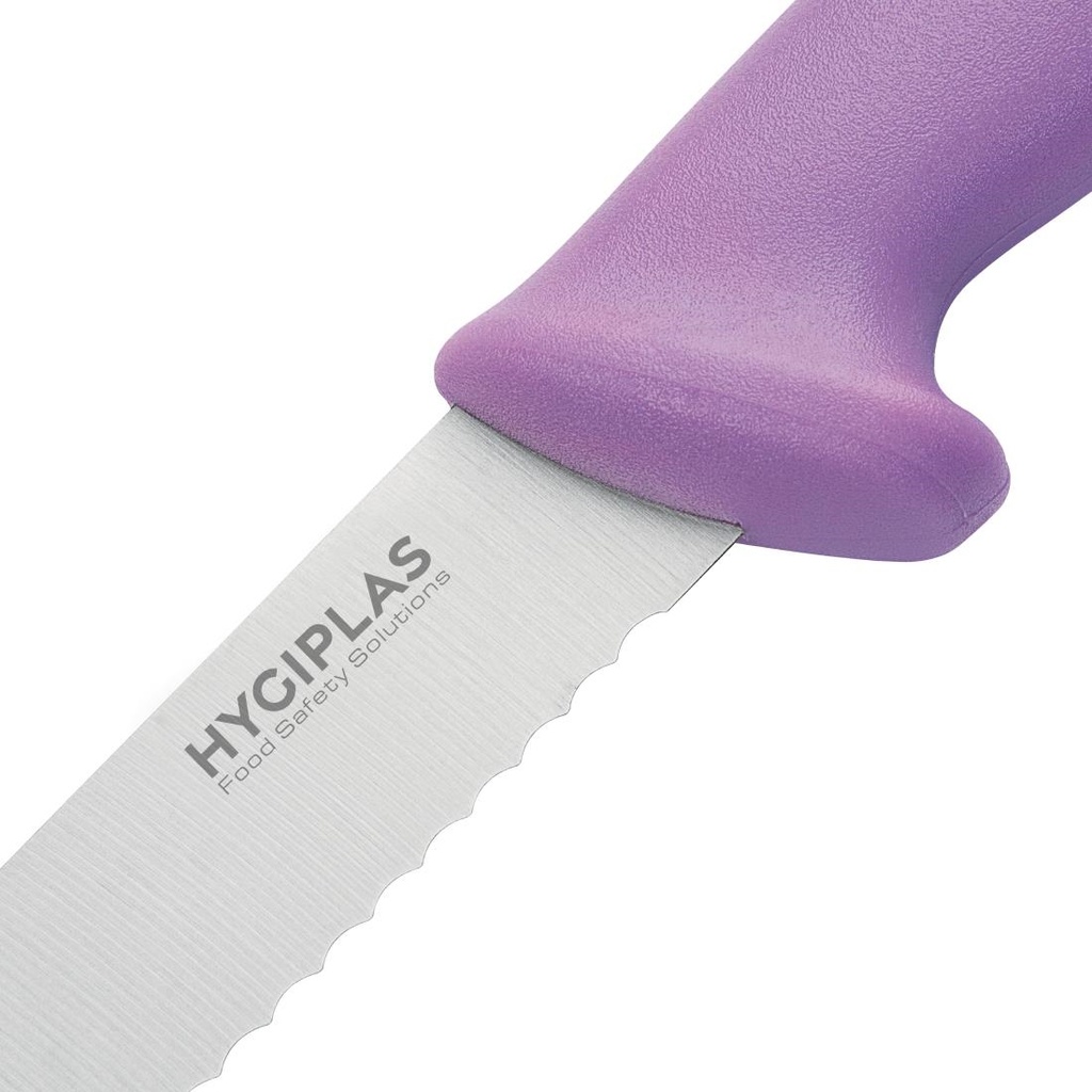 Couteau à pain Hygiplas violet 20cm