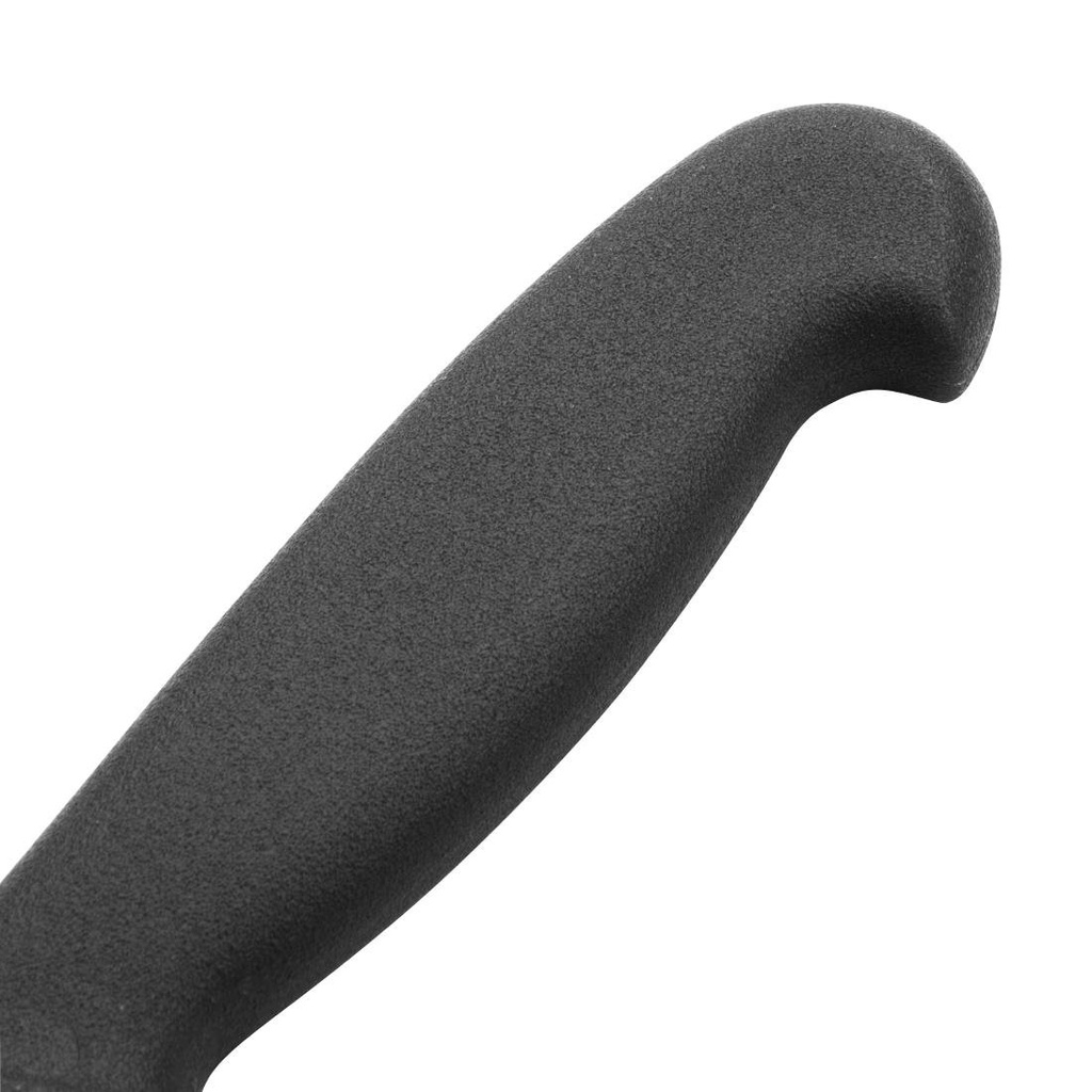 Couteau à pâtisserie denté Hygiplas noir 250mm