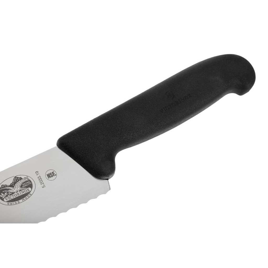 Couteau de cuisinier denté Fibrox Victorinox 190mm