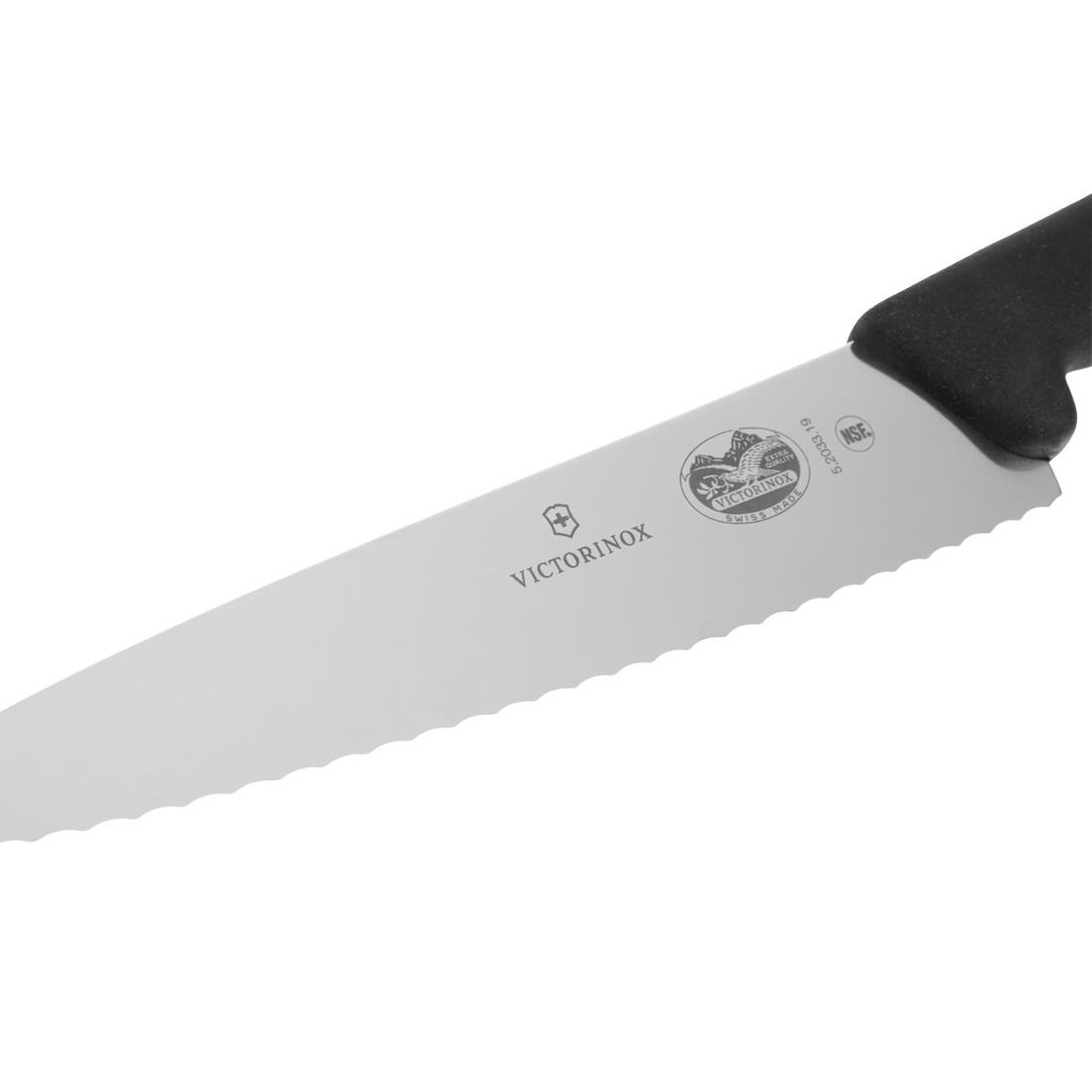 Couteau de cuisinier denté Fibrox Victorinox 190mm