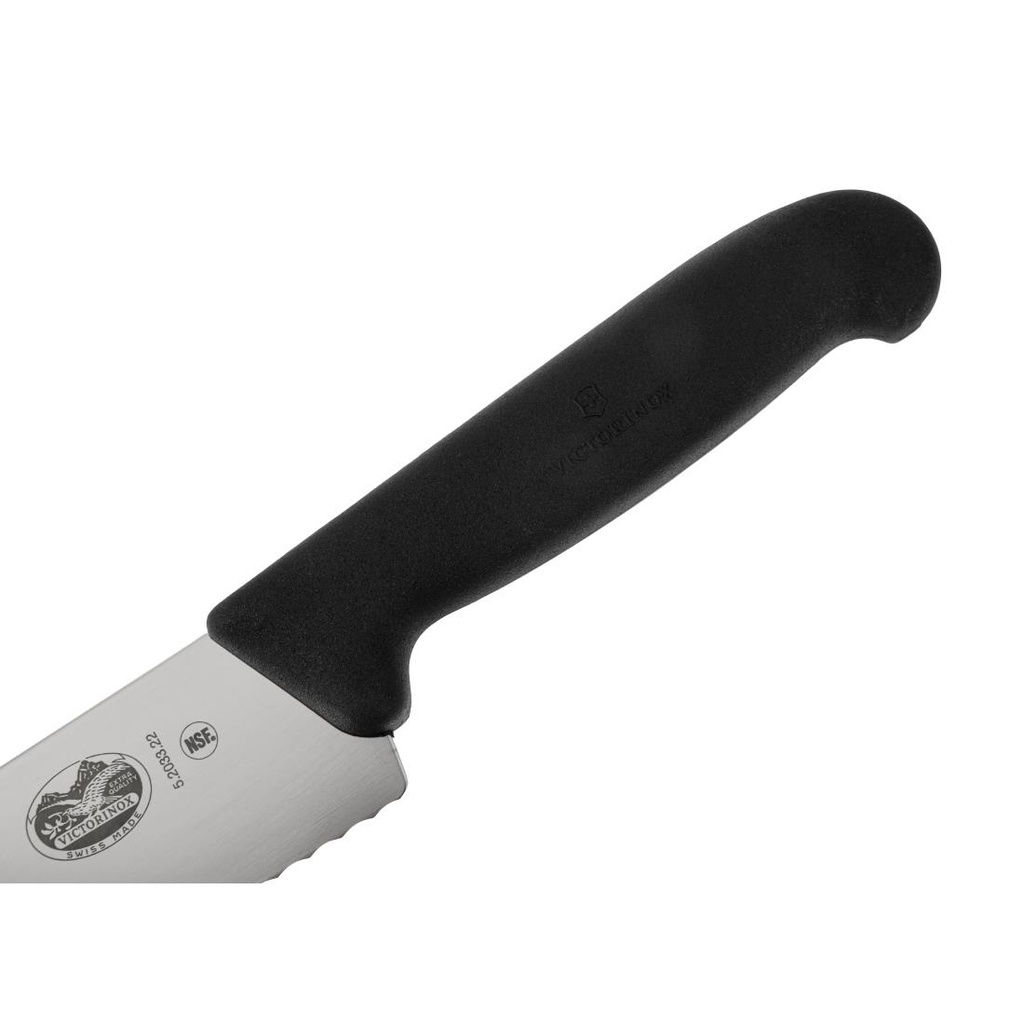 Couteau de cuisinier denté Fibrox Victorinox 220mm