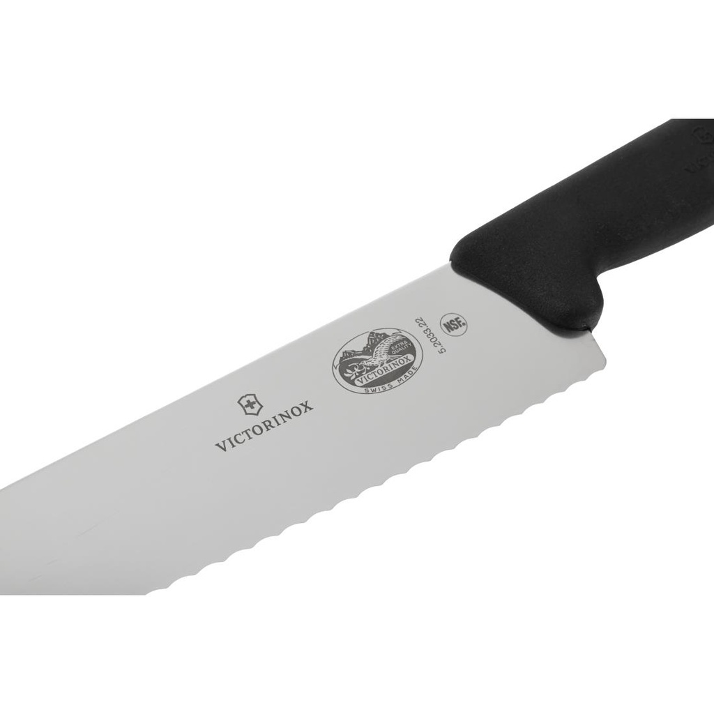 Couteau de cuisinier denté Fibrox Victorinox 220mm