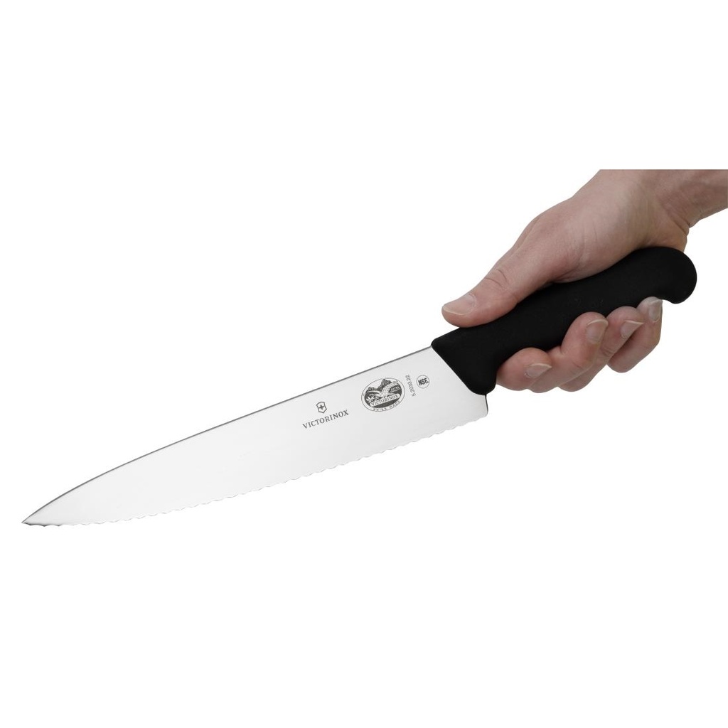 Couteau de cuisinier denté Fibrox Victorinox 220mm