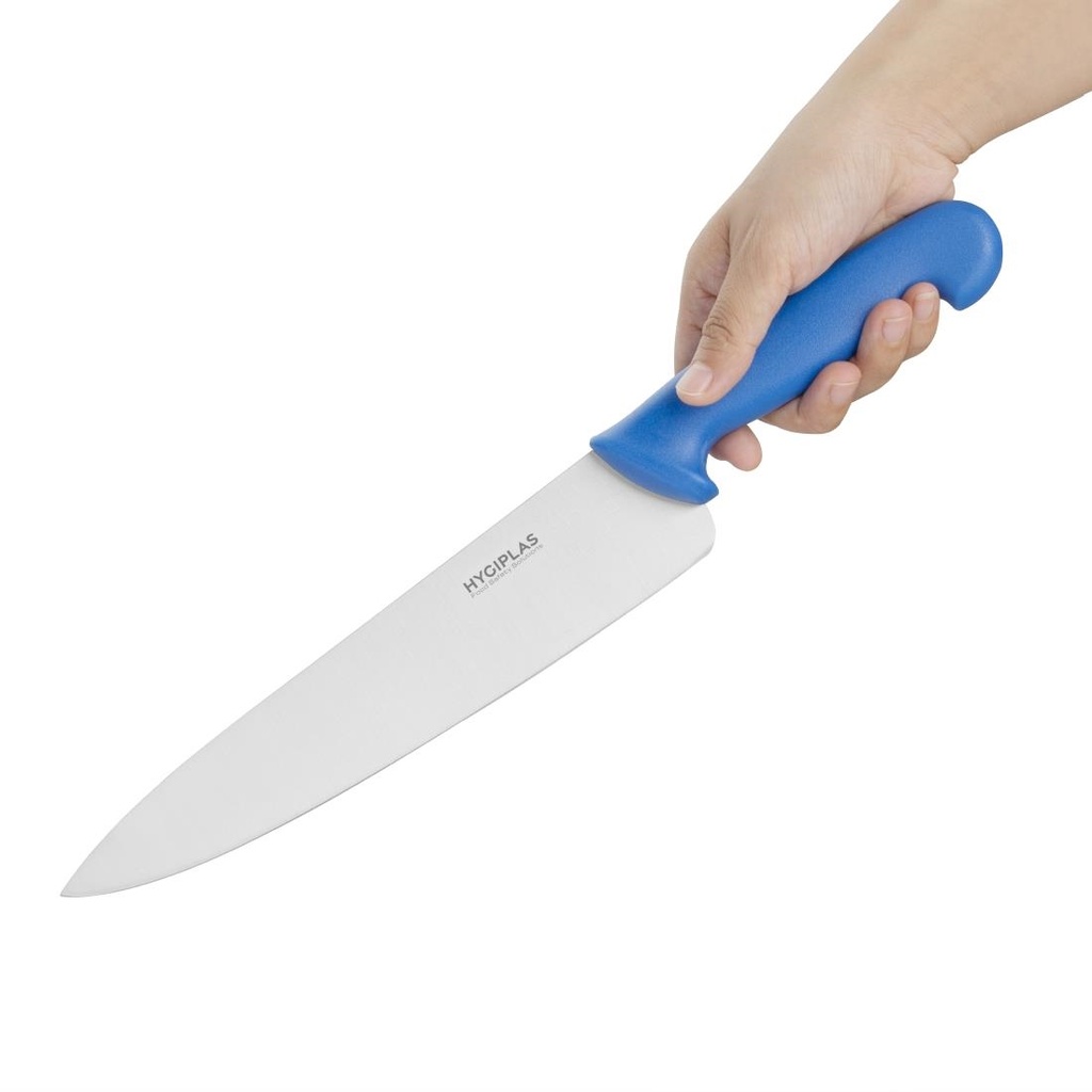 Couteau de cuisinier Hygiplas bleu 255mm