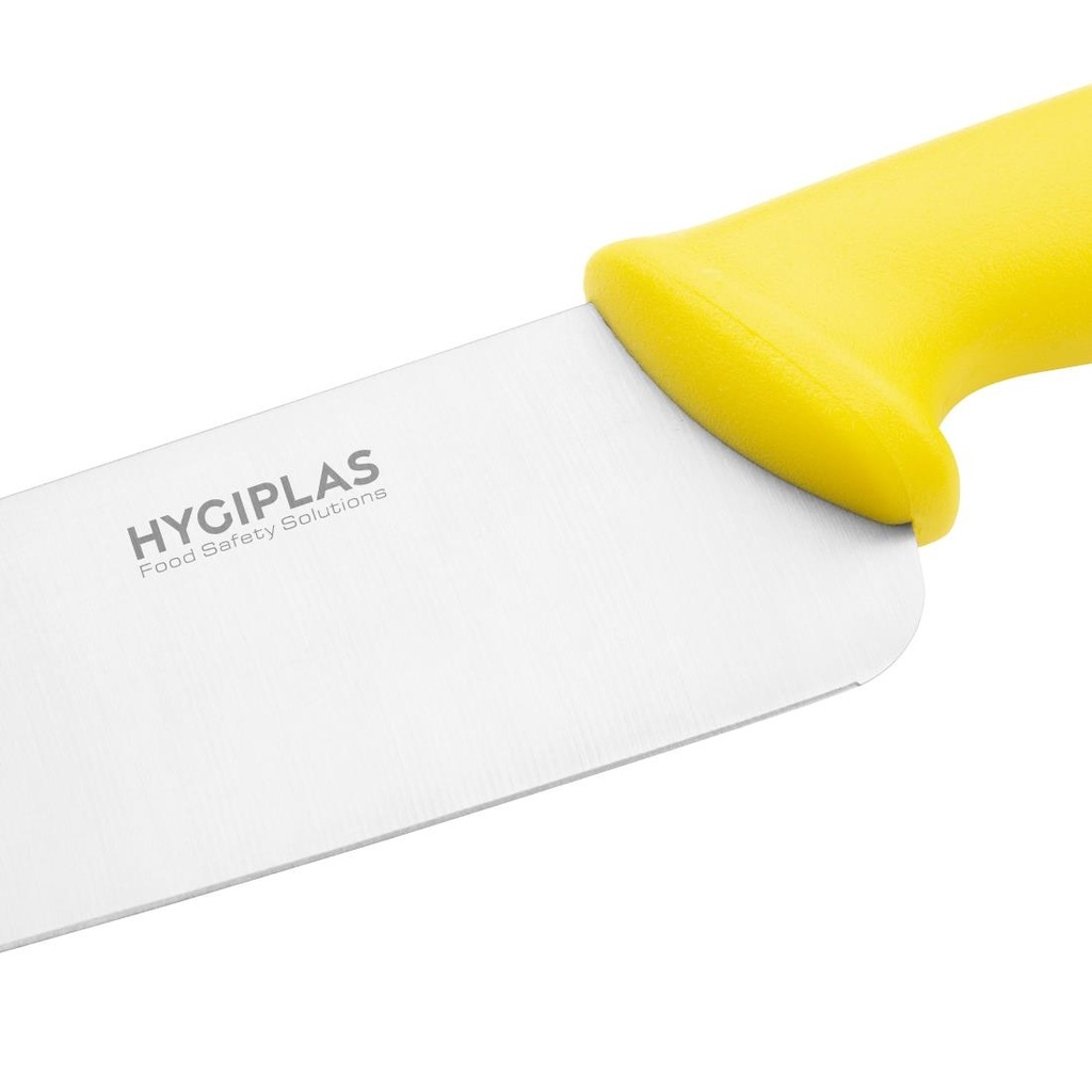 Couteau de cuisinier Hygiplas jaune 255mm