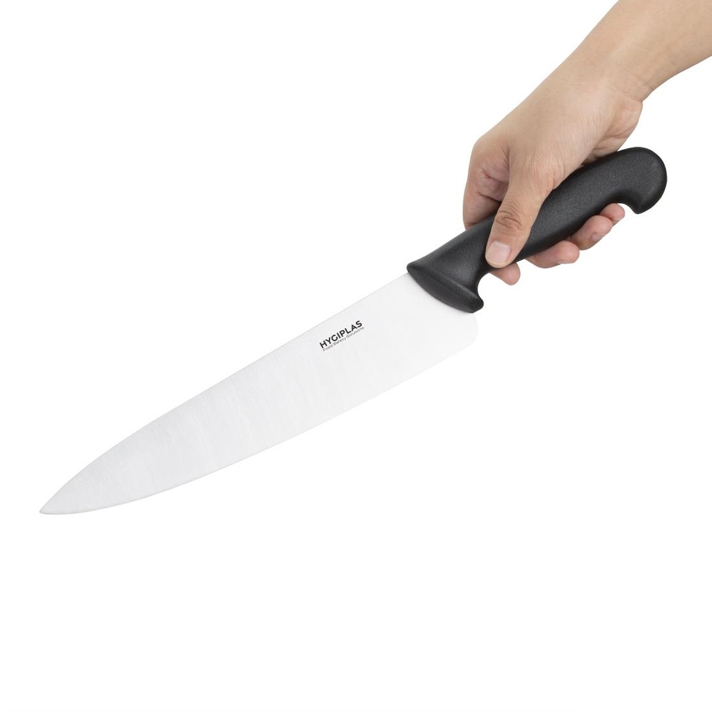 Couteau de cuisinier Hygiplas noir 255mm