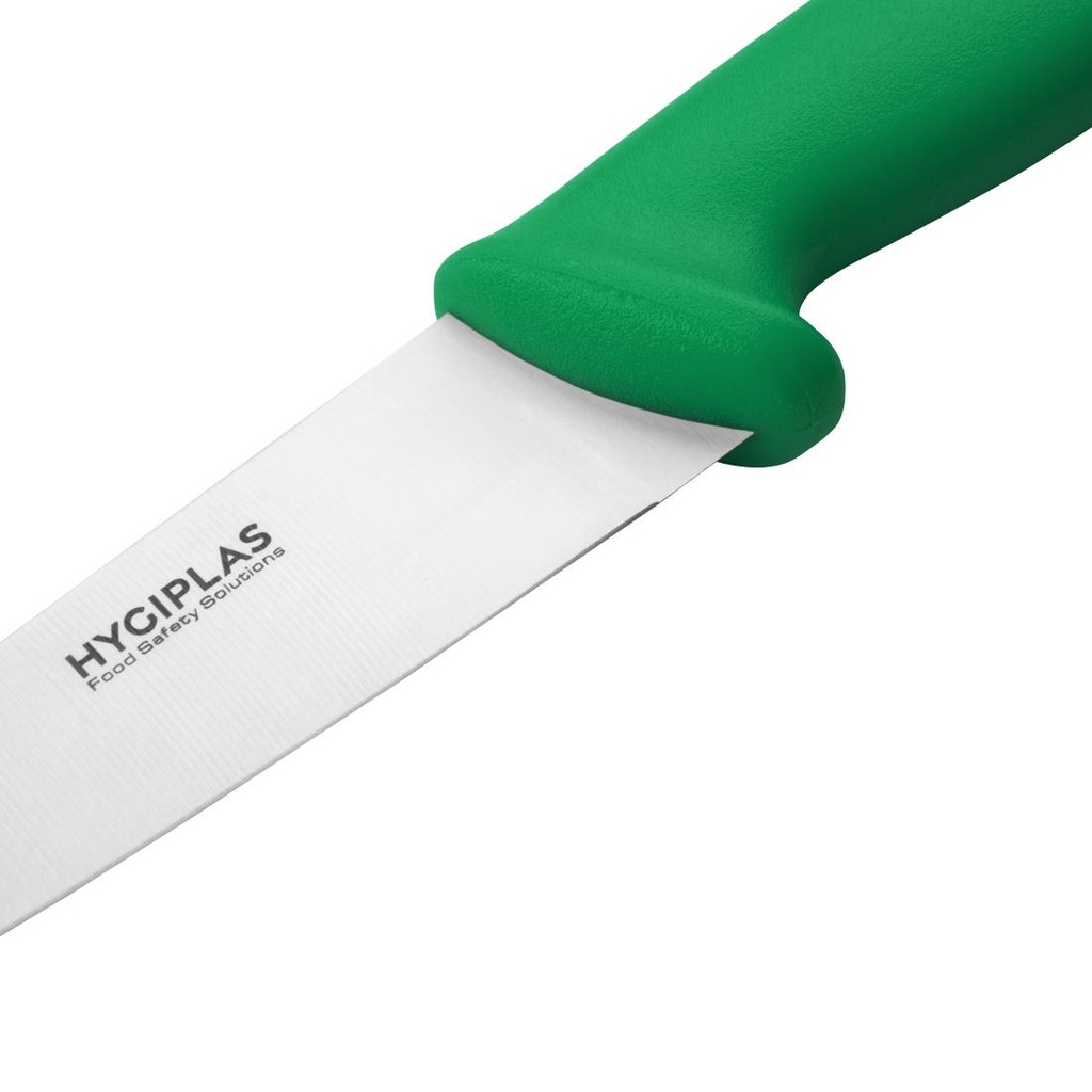 Couteau de cuisinier Hygiplas vert 160mm