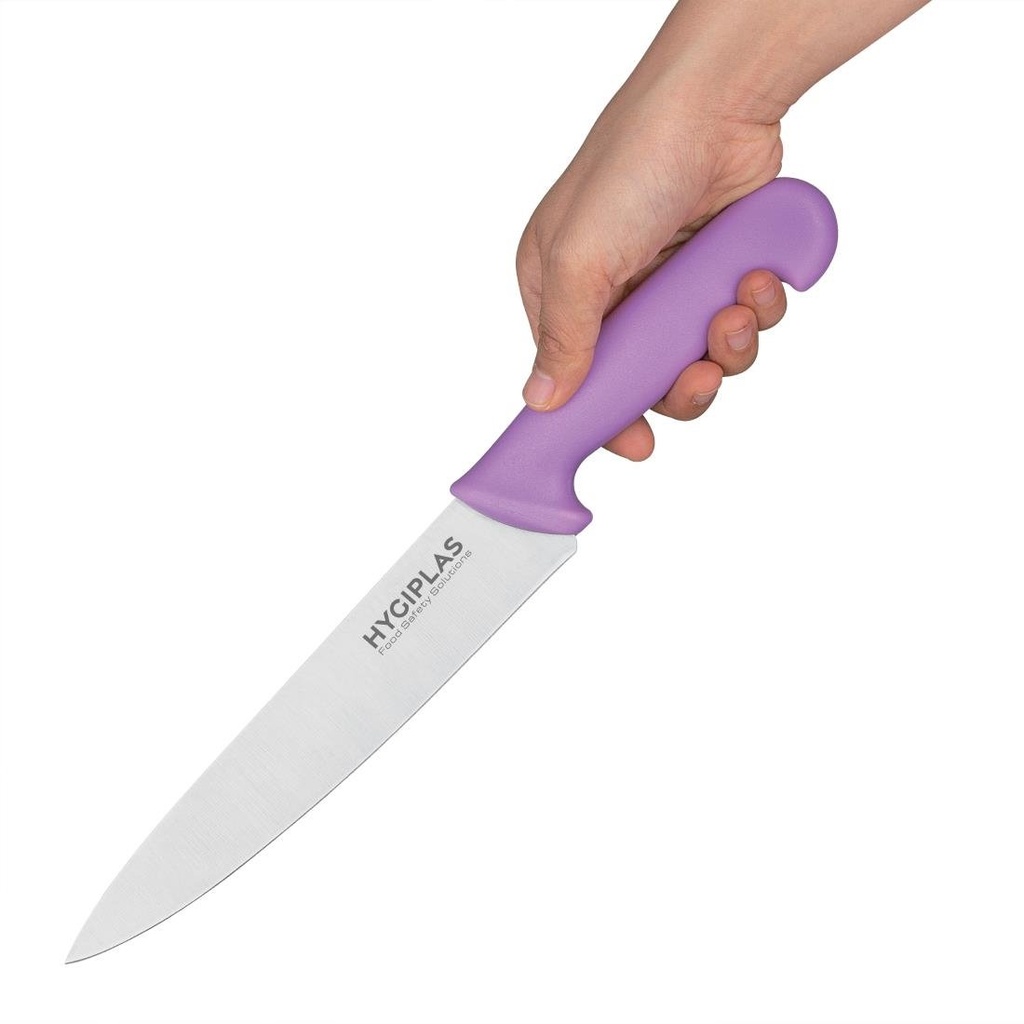 Couteau de cuisinier Hygiplas violet 21,5cm