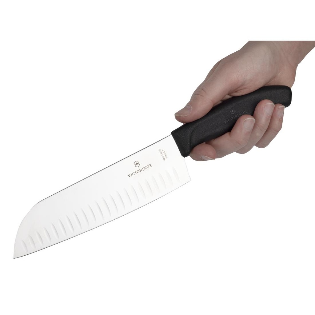 Couteau Santoku alvéolé 17cm Victorinox