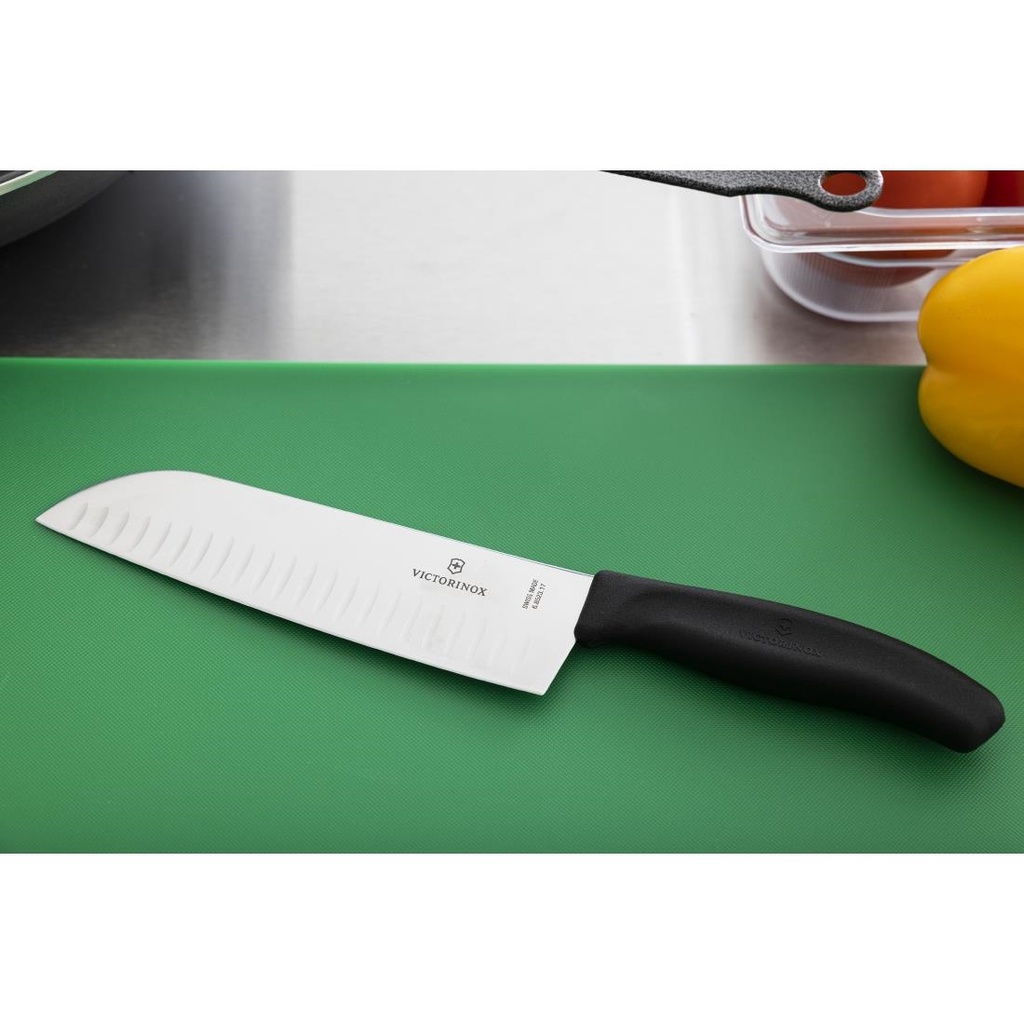 Couteau Santoku alvéolé 17cm Victorinox