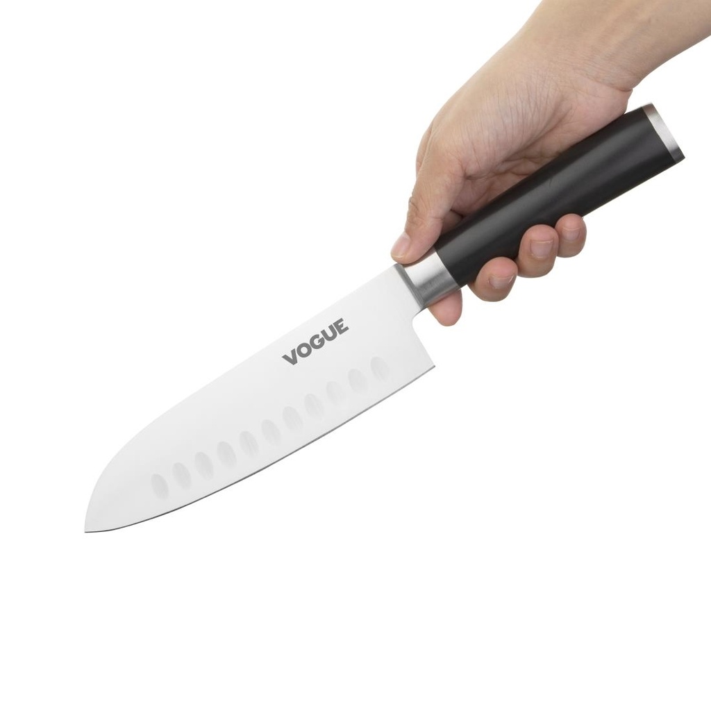 Couteau Santoku inox Bistro Vogue 180mm