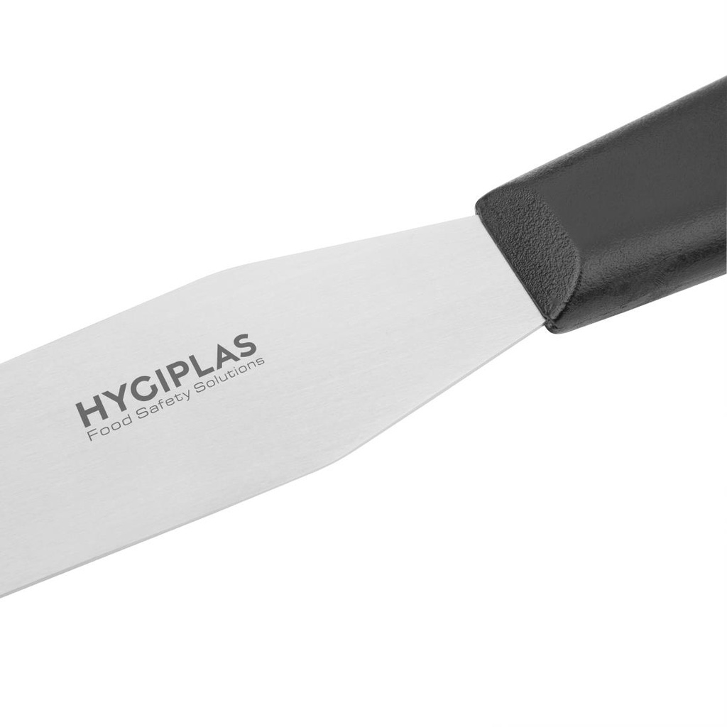 Couteau spatule à lame droite Hygiplas noir 150mm