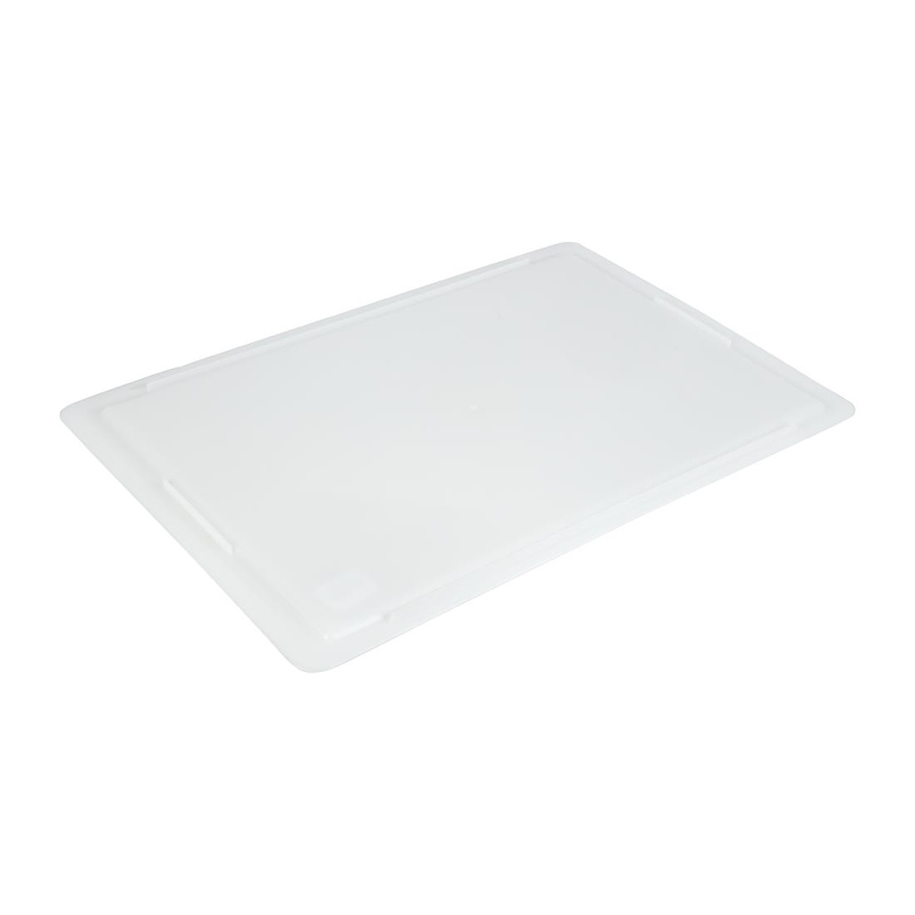 Couvercle pour boîte à pâte à pizza en polyéthylène Cambro 60x40x2cm