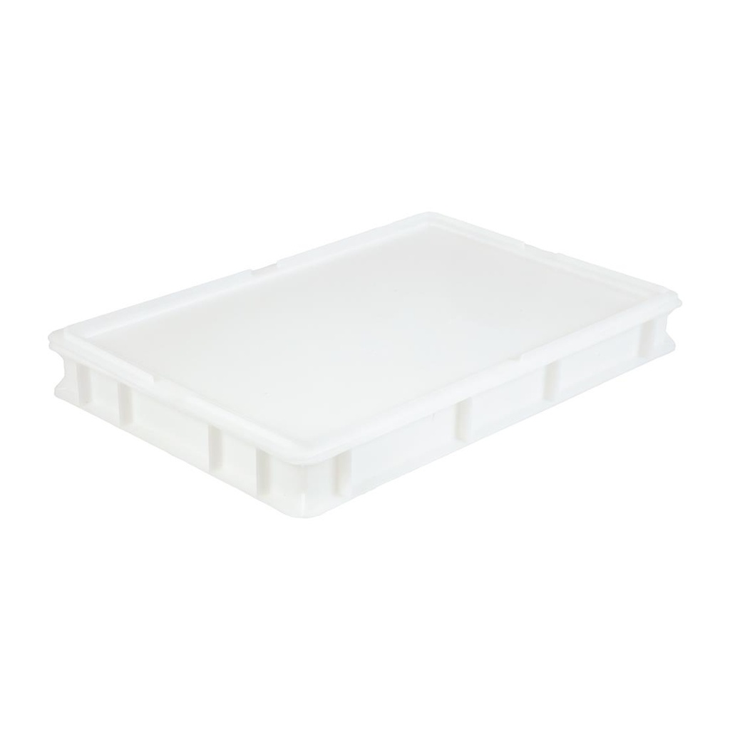 Couvercle pour boîte à pâte à pizza en polyéthylène Cambro 60x40x2cm