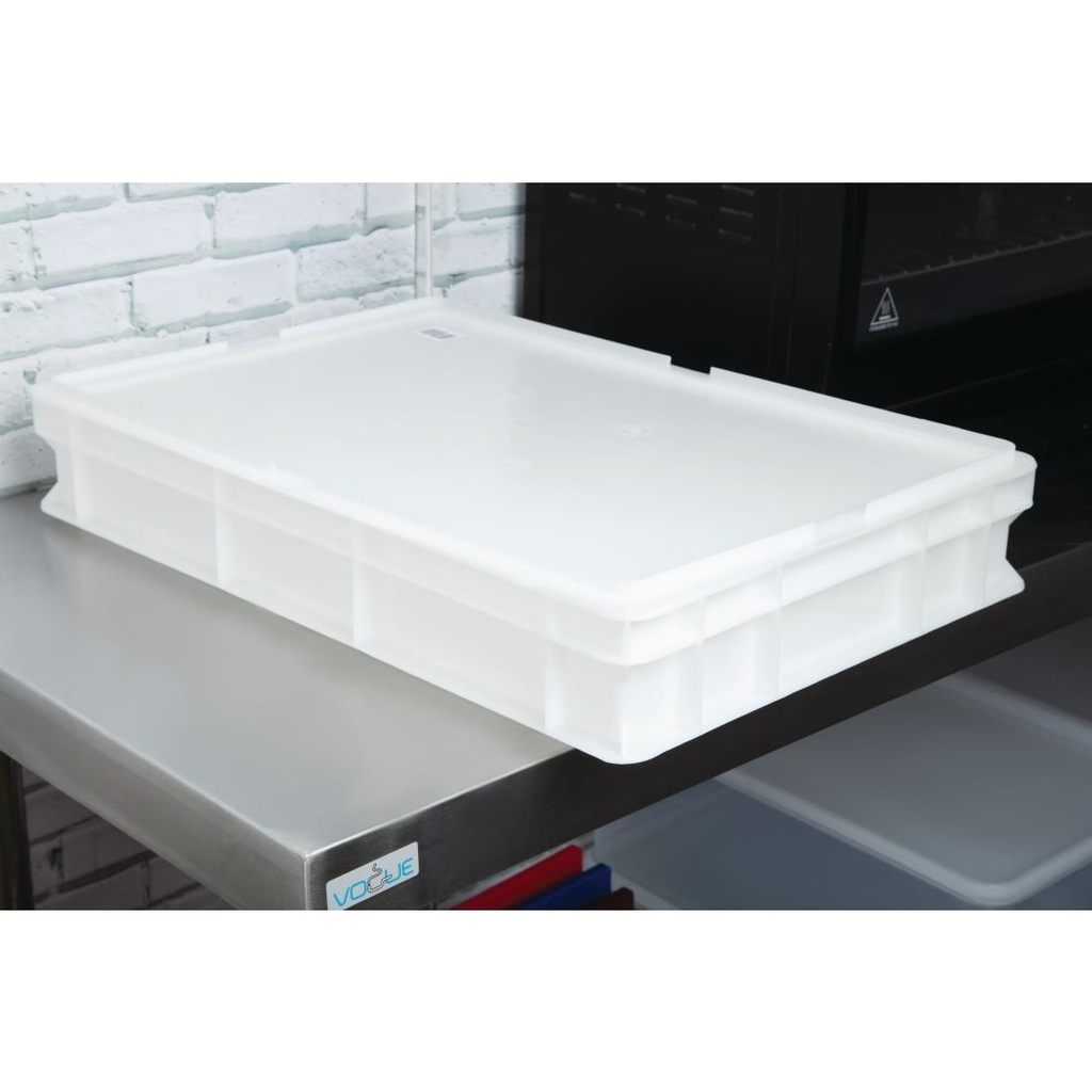 Couvercle pour boîte à pâte à pizza en polyéthylène Cambro 60x40x2cm