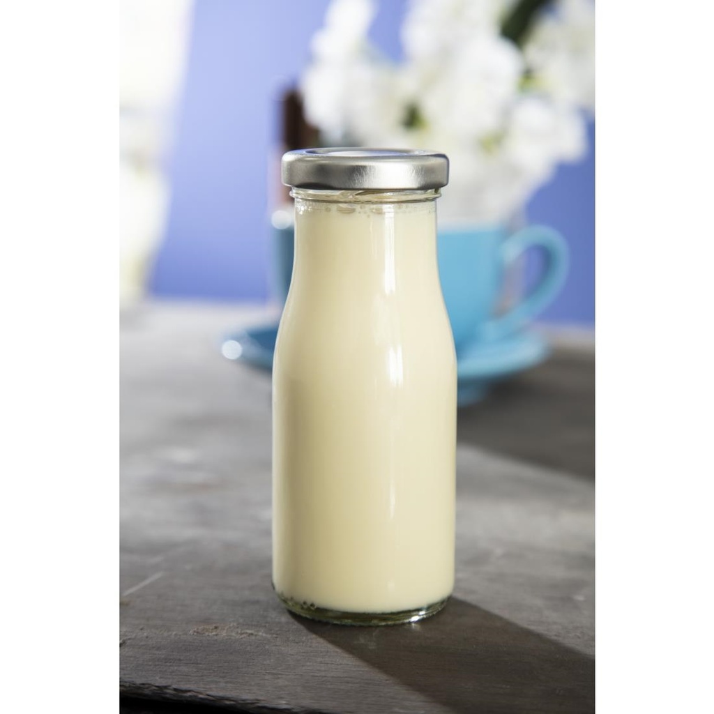 Couvercles métal pour mini bouteilles de lait (lot de 18)