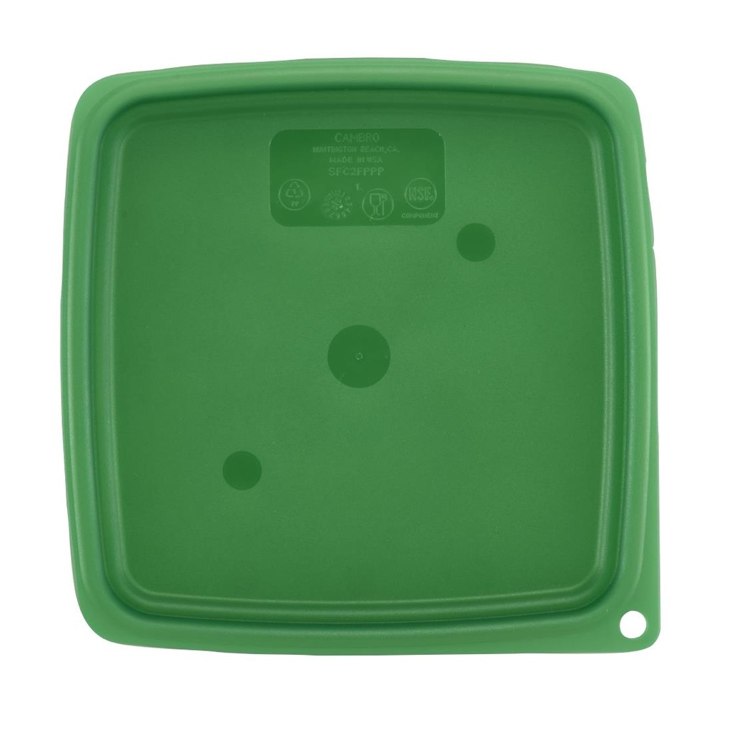 Couvercle vert Cambro FreshPro 190x190mm