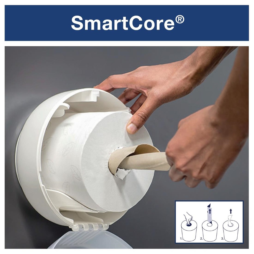 Distributeur de papier toilette Tork SmartOne