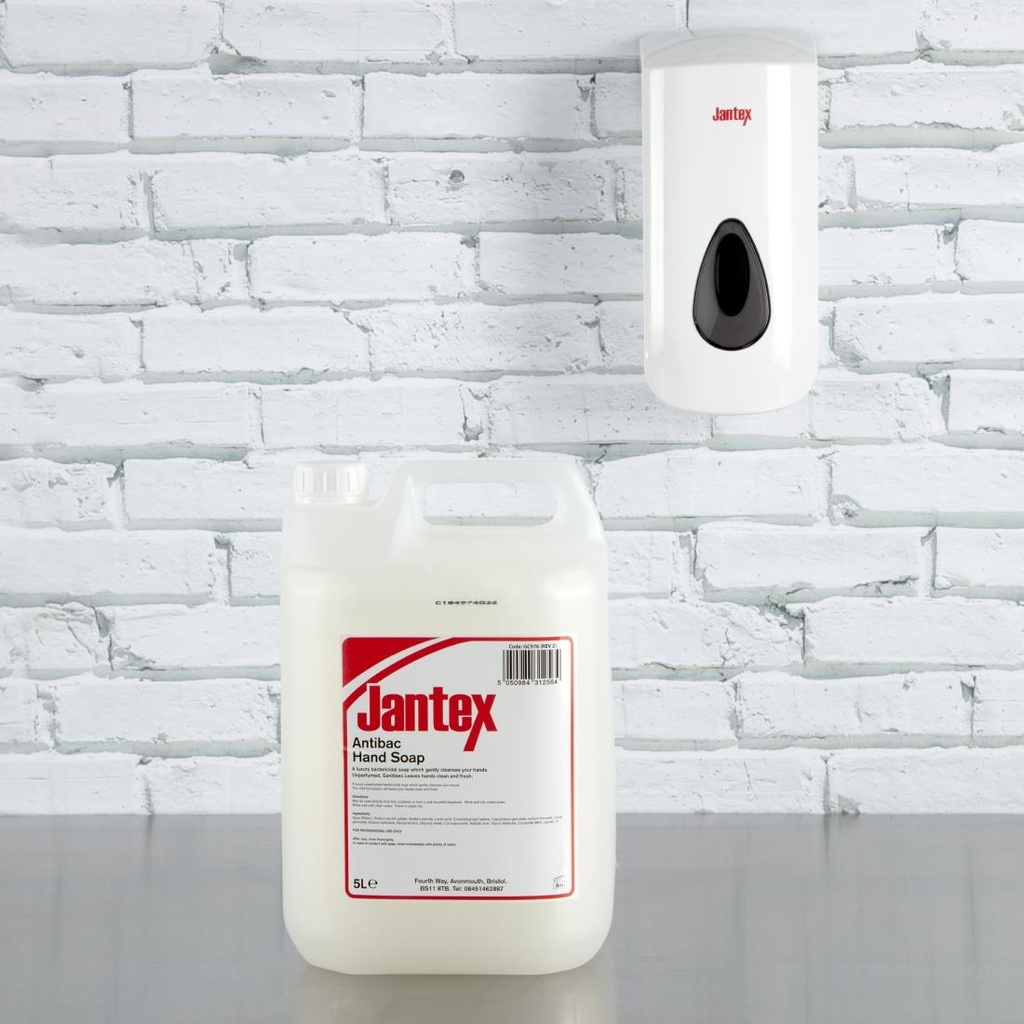 Distributeur de savon et gel désinfectant pour les mains Jantex 900ml