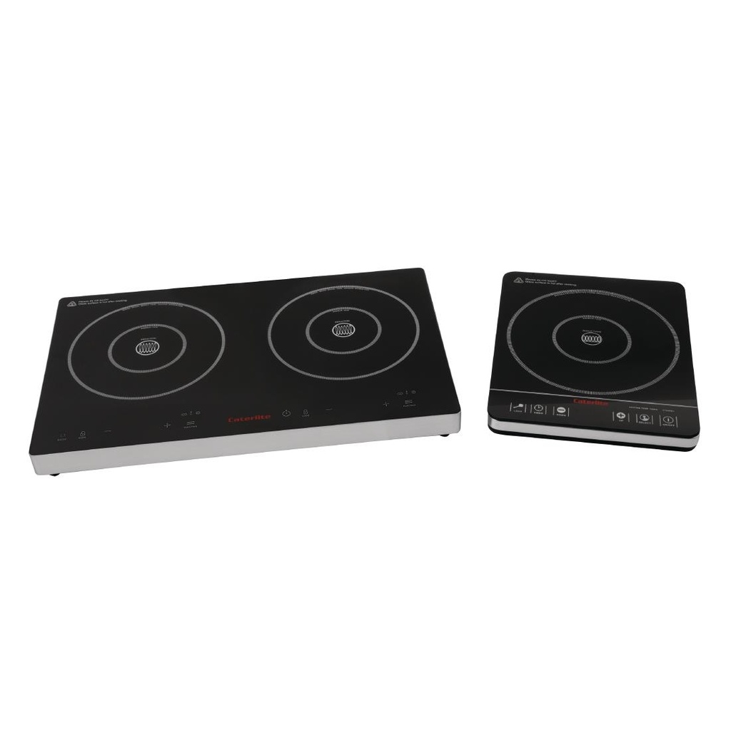 Double plaque de cuisson induction à commande tactile Caterlite 3 kW