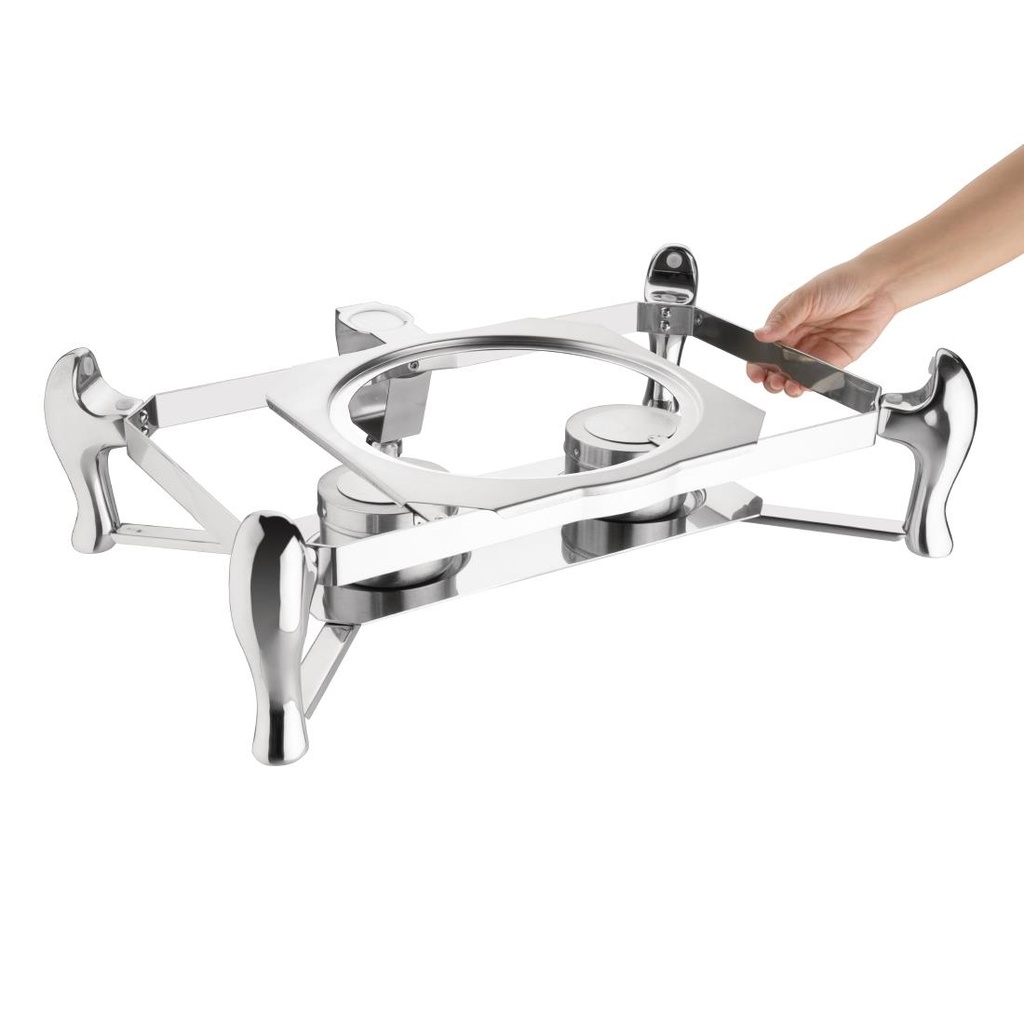 Ensemble chafing dish induction Olympia GN 1/1 avec support 