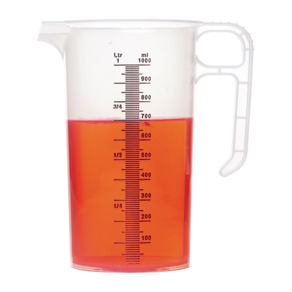 Ensemble de pichets gradués en polypropylène Pro-Measures 250 ml, 500 ml et 1 L