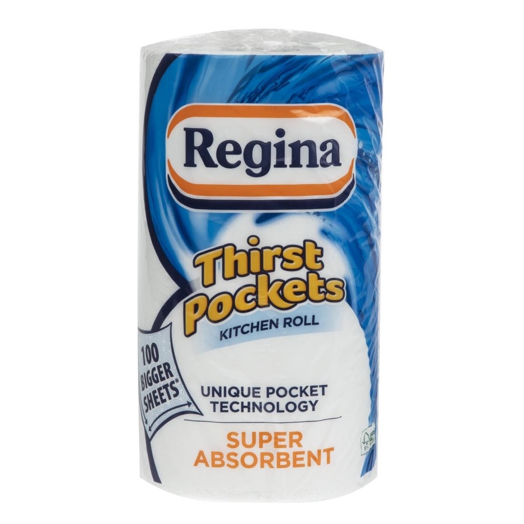 Essuie-tout Regina Thirst pockets 100 feuilles (x6)