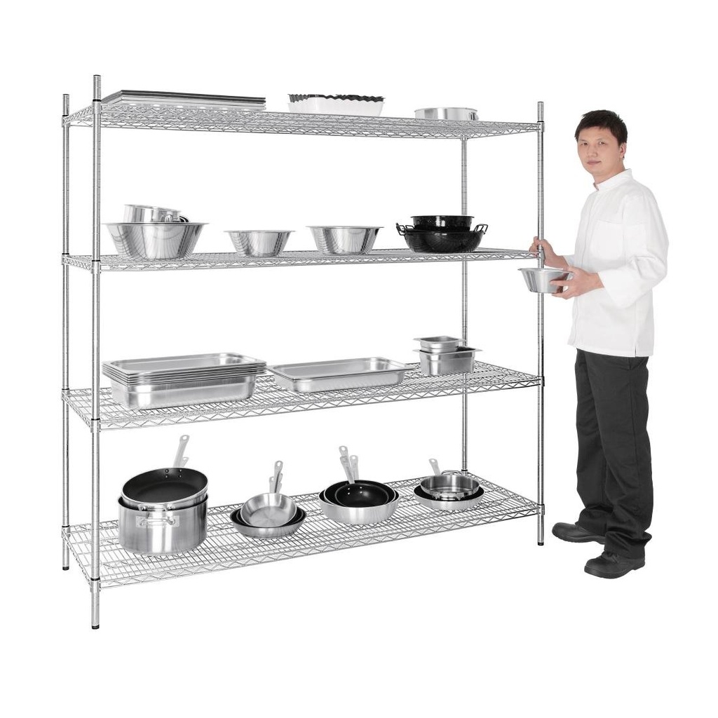 Étagère en kit 4 niveaux Vogue 1830 x 610mm