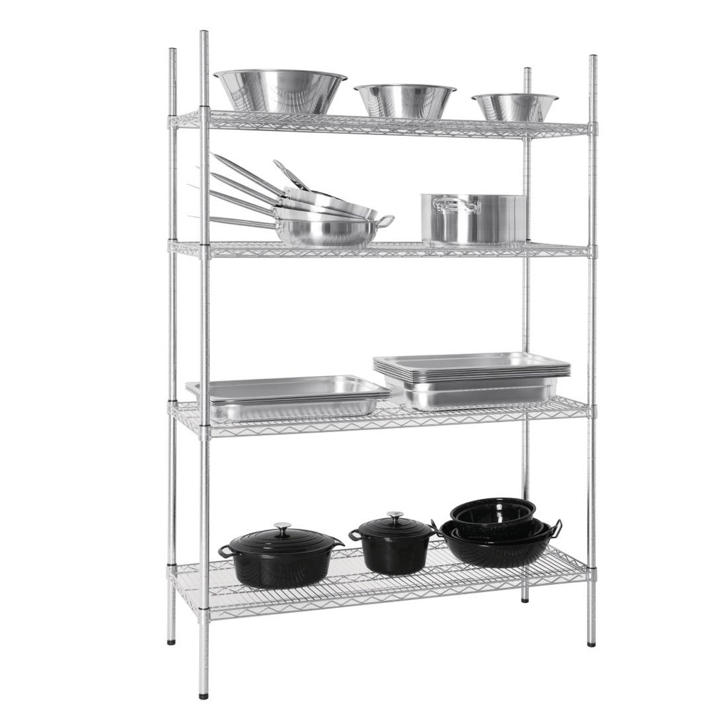 Etagère modulaire 4 niveaux 1220x457mm Vogue