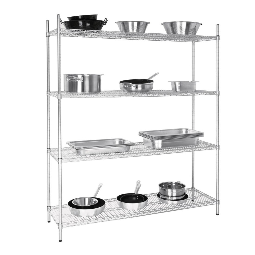 Etagère modulaire 4 niveaux 1525x457mm Vogue