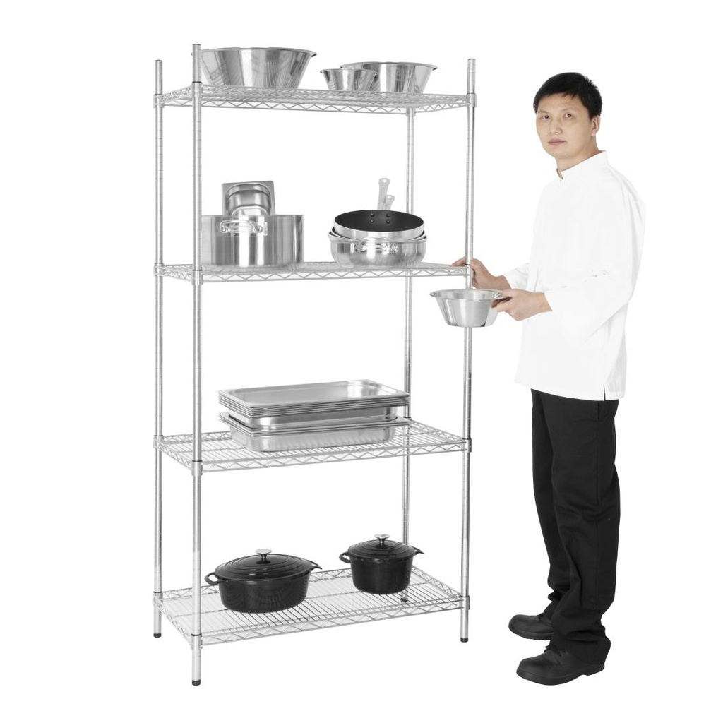 Etagère modulaire 4 niveaux 915x460mm Vogue