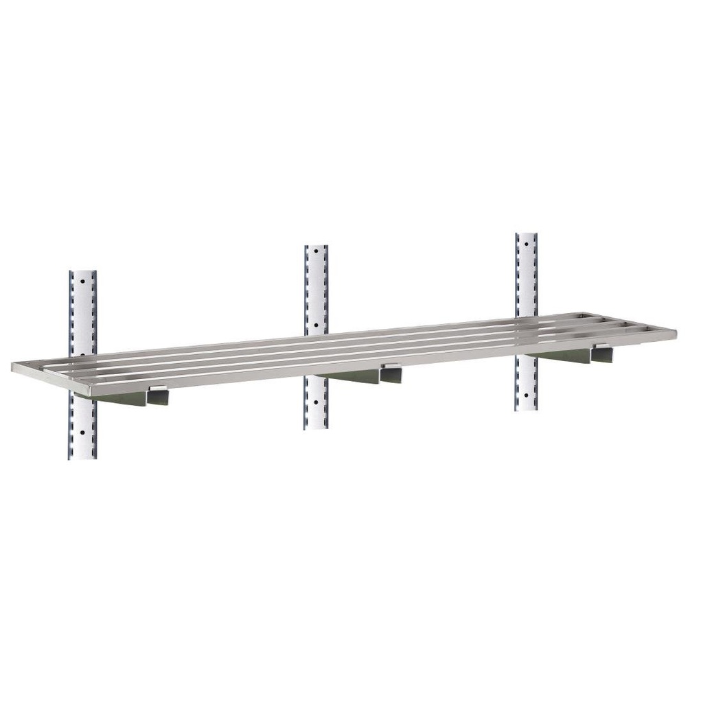 Etagère murale ajourée inox Gastro M 20x1500x400mm
