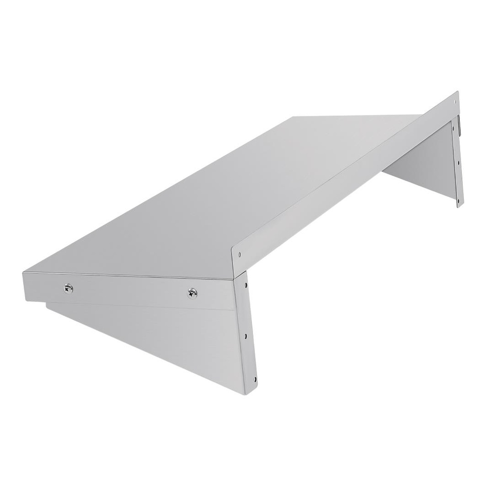 Etagère murale en acier inoxydable Vogue 900mm
