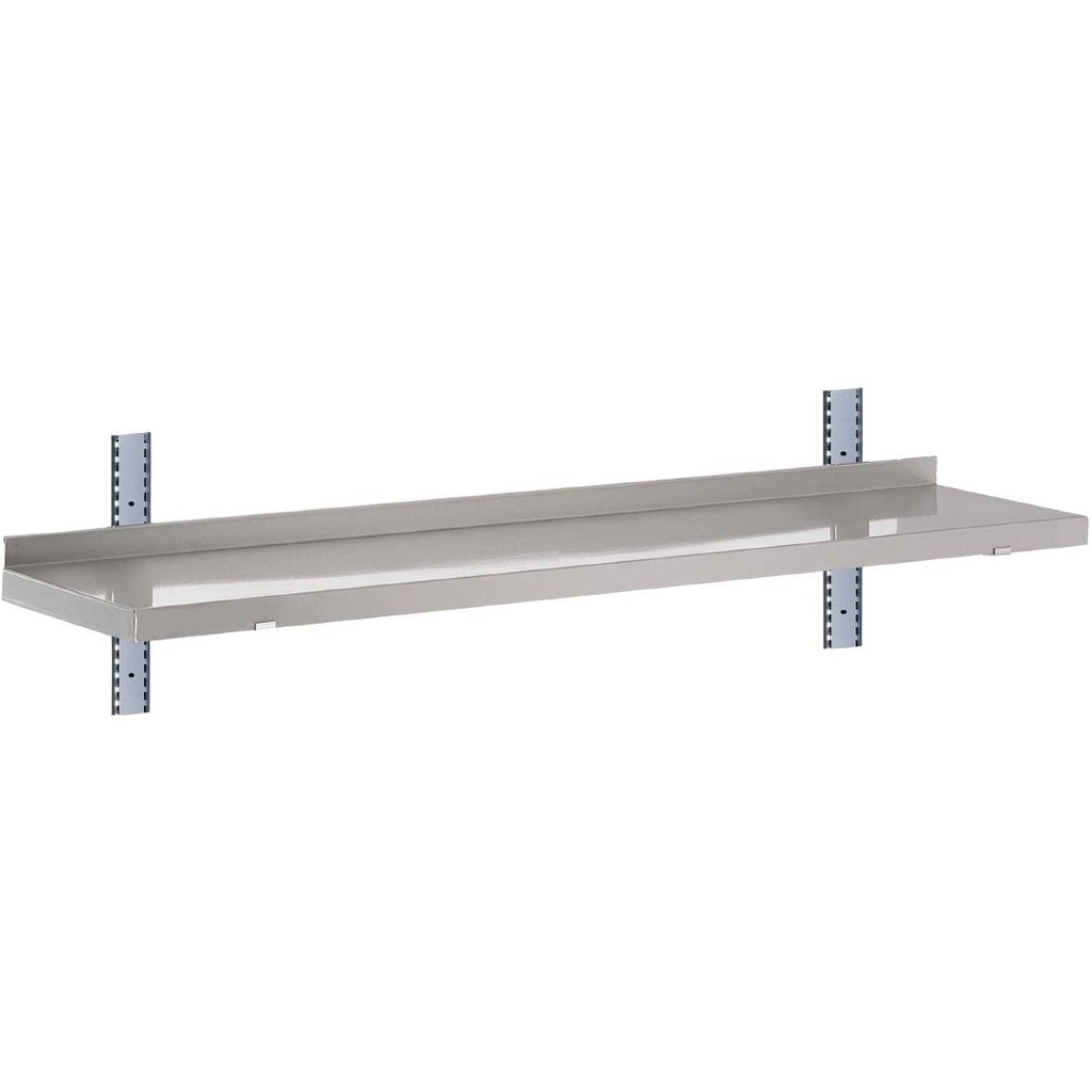 Etagère murale inox sans supports Gastro M 1000 x 400mm