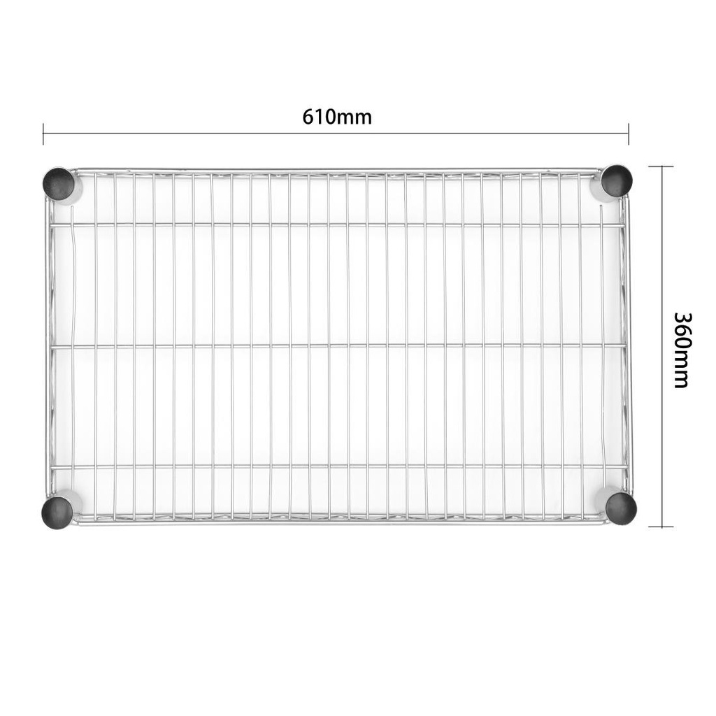 Etagère murale métallique Vogue 610mm
